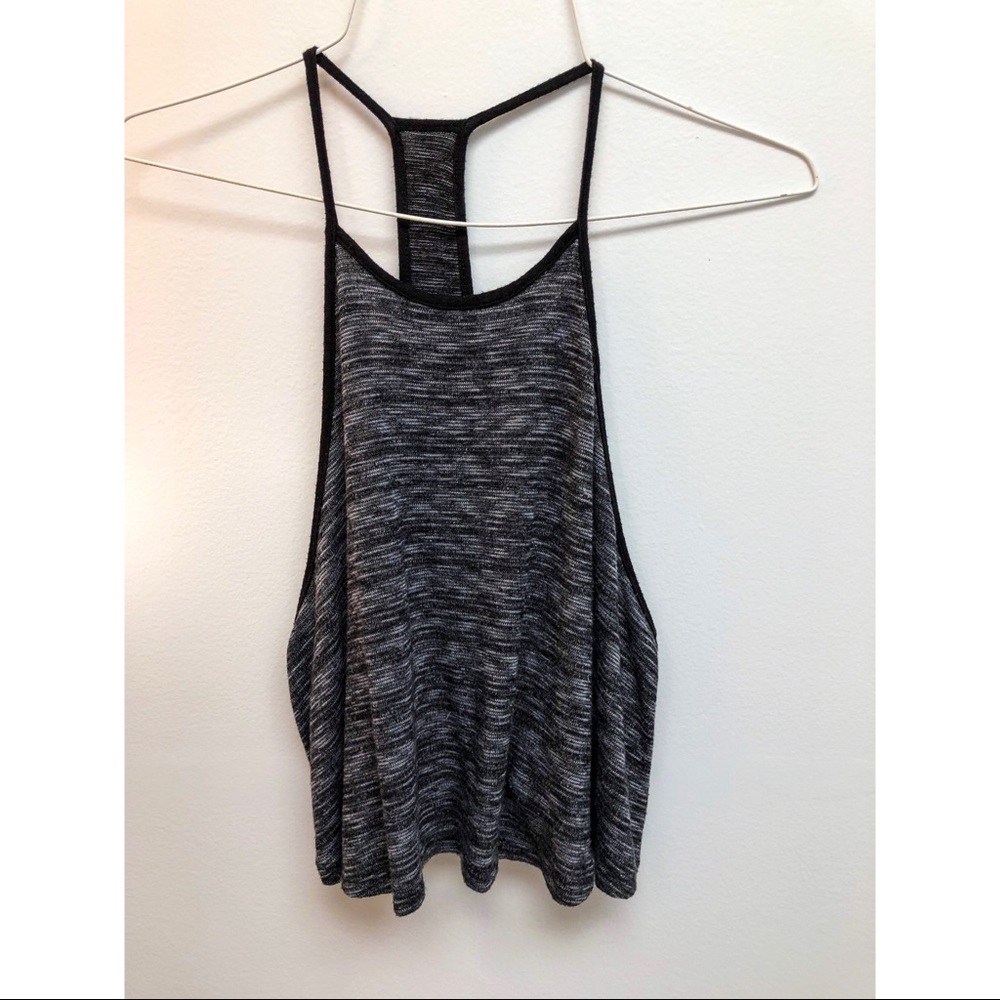 Grey halter top
